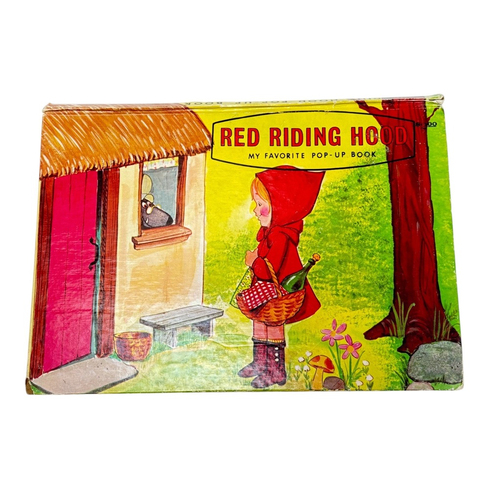 Red Riding Hood HC Book My Favorite Pop-up Vintage 1970 Modern Promotions
